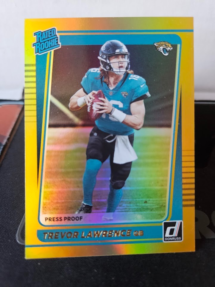 2021 Panini Donruss - Rated Rookie Trevor Lawrence #251 Press Proof Premium (RC)