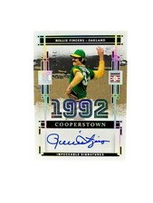 Rollie Fingers 2025 Panini Impeccable Cooperstown 1992 AUTO 38/92 Athletics