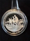 SEMPER FI U.S. Marine History Medal’s .925 Sterling Silver 24g.  #T0986