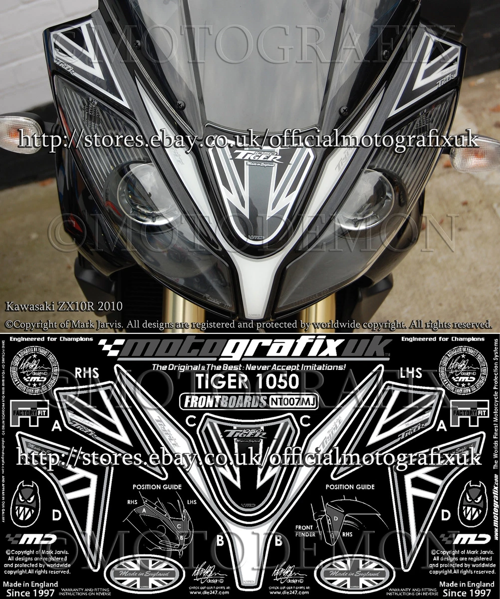 Triumph Tiger 1050 2006 12 Front Fairing Number Board Motografix