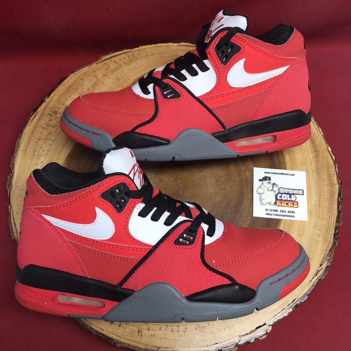Size 9.5 - Nike Air Flight 89 Red for sale online | eBay display picture 2