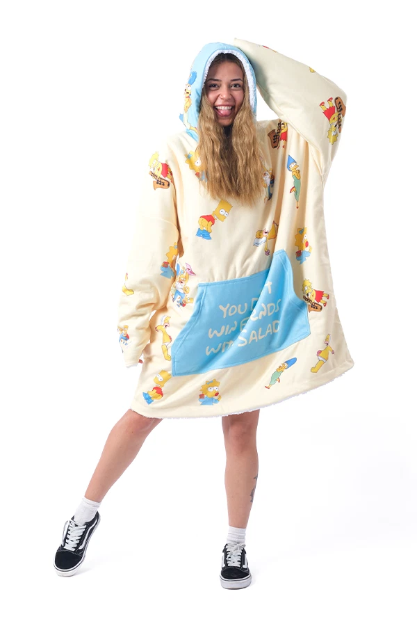 SIMPSONS HOODIE BLANKET