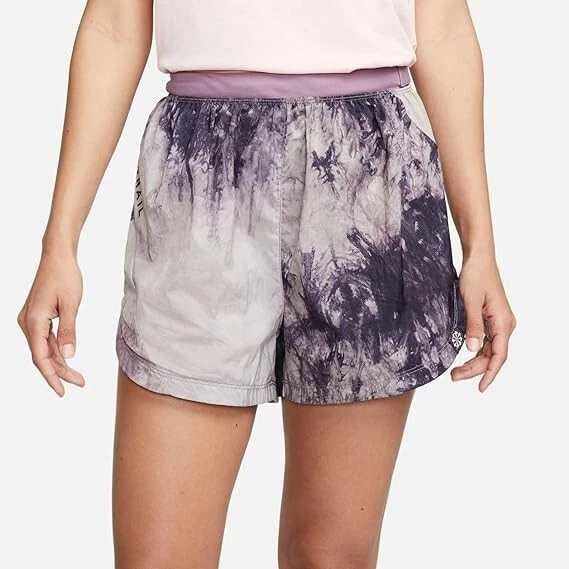 Nike Womens SIZE SMALL Shorts Trail 3” Repel Running Training Grey DX1021-536