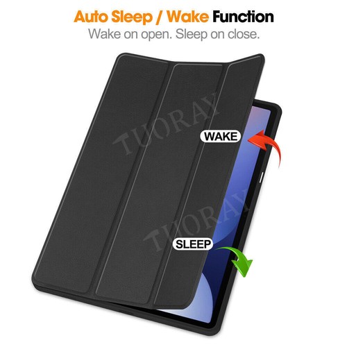 For Samsung Galaxy Tab S10 Plus 12.4 S9 FE S8 S7 Tablet Leather Case Stand Cover - Picture 17 of 84