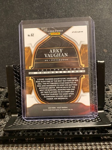 Arkey Vaughan 2023 Select Concourse Silver Prizm - Pirates - Picture 2 of 2