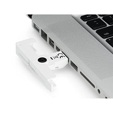 SCM SCR3500 SmartFold USB Memory Card Reader Security Device White
