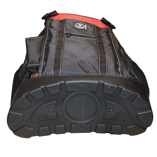 TS Hard base canvas tool backpack bag - Internal pockets & expanding ...