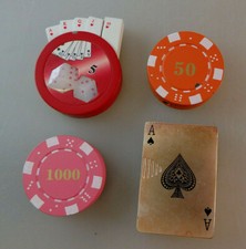 4 verschiedene Spieler Gambler Zocker Feuerzeuge (88628)