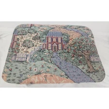 Vintage Powell Tapestry Storage Foot Stool & Sewing Storage