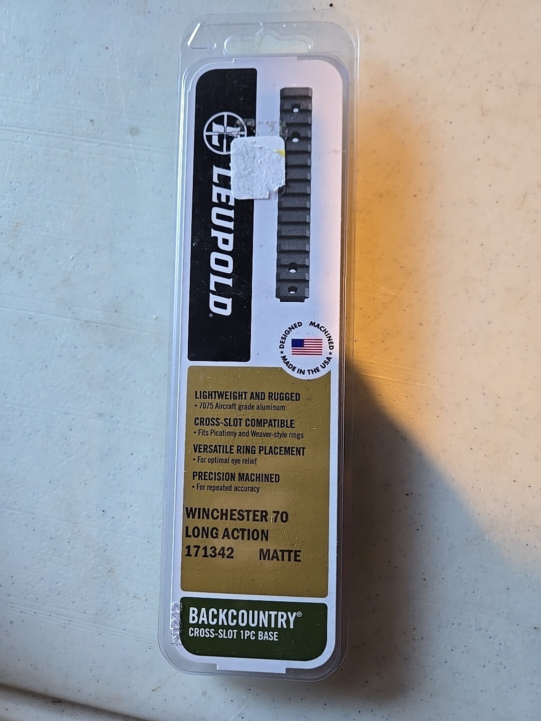 Leupold 171334 Leupold Backcountry Cross-Slot Scope Base For