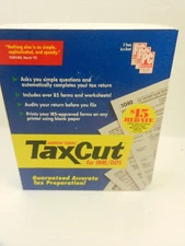 TaxCut for IBM/DOS 1992 ANDREW TOBIAS MECA Edition 5.25 & 3.5" Floppy Disks Set