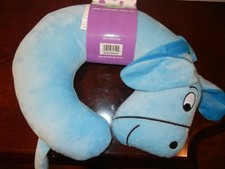 Dziecięca niebieska poduszka na szyję szczeniaka - nowa z metkami