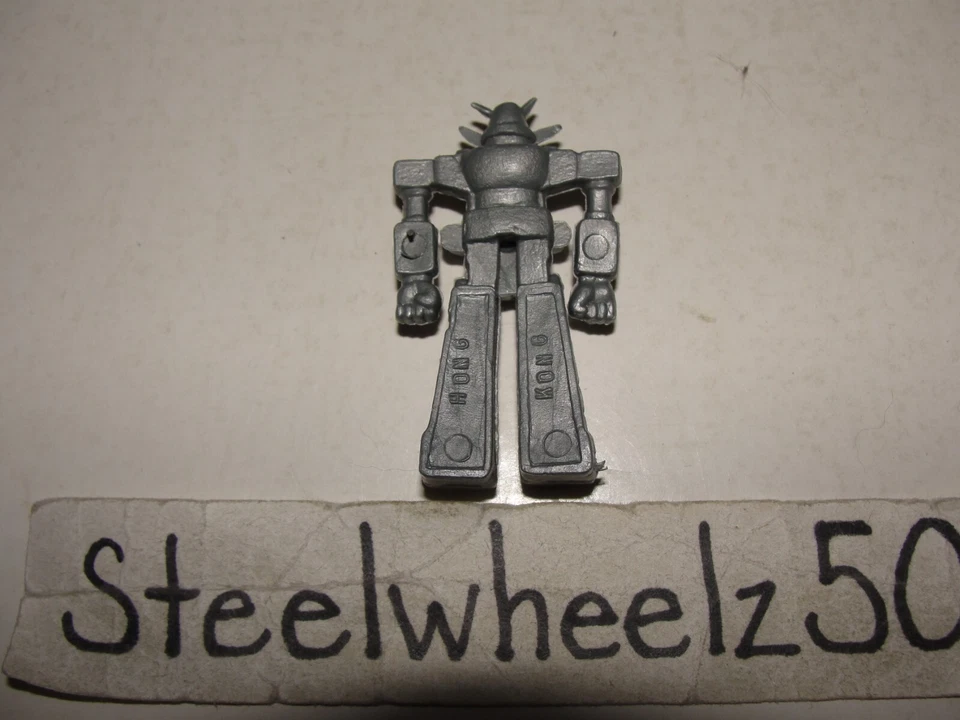Mini boneco Battle Space Robots vintage Battle Mech 2" Lucky Gray Alien Gundam - Imagem 2 de 3