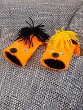 Fu und fara Handpuppe Set Kinder Einschulung Schultüte Sockenpuppe 