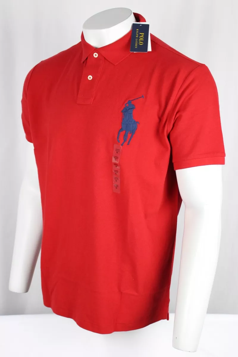 Polo Ralph Lauren Custom Slim-Fit Big Pony Mesh Short-Sleeve Polo Shirt