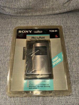 1991 Sony Pressman CASSETTE RECORDER TCM-81 Front Speaker (Brand New)