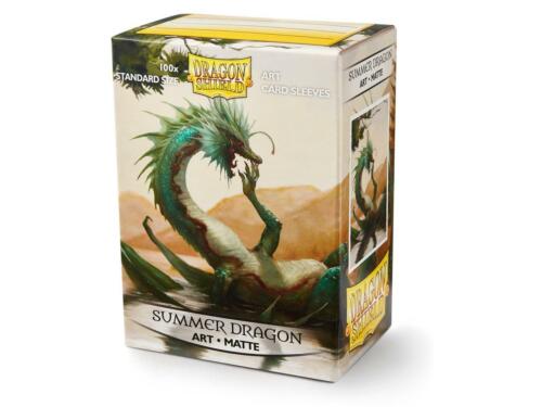 DRAGON SHIELD SLEEVES: MATTE SUMMER DRAGON (BOX OF 100) New!  - Picture 1 of 1
