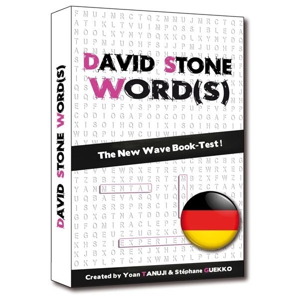 David Stone Words German Edition Mentalism Magic Tricks Book Test Wort Suschpiel - Photo 1/1