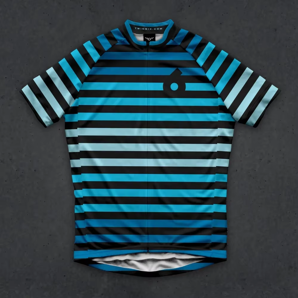 Twin Six 6 Men Cycling Jersey Summer Bike MTB Quick Dry Shirt Sun