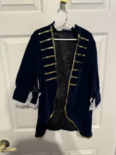 Beauty & The Beast Inspired Costume Beast Blue Gold Jacket Only Child Size S 4-6 - Picture 1 of 24