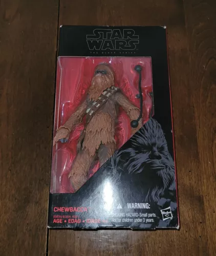 Hasbro Star Wars The Black Series 05 Chewbacca 6" Figure New damaged box.