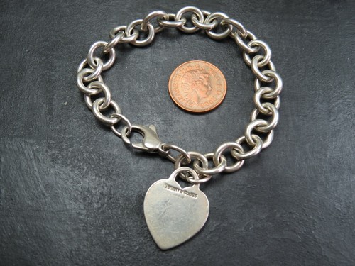 tiffany and co heart pendant bracelet