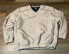 Callaway Golf Windbreaker Men X   Large Light Tan / CreamLong Sleeve Pullover