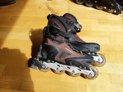 Original Rollerblades, Synergy ST, Rotes Wildleder, Größe 38, Inline Skates
