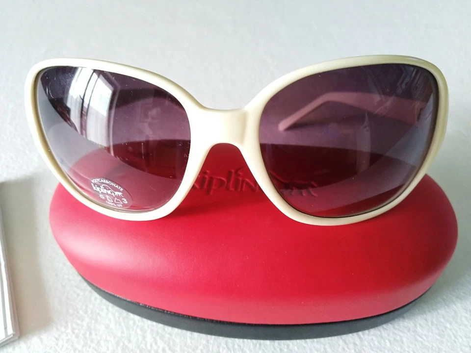 KIPLING OCCHIALI DA SOLE DONNA MONTATURA CASUAL AVORIO POLICARBONA NUOVO GLASSES - Imagen 3 de 4