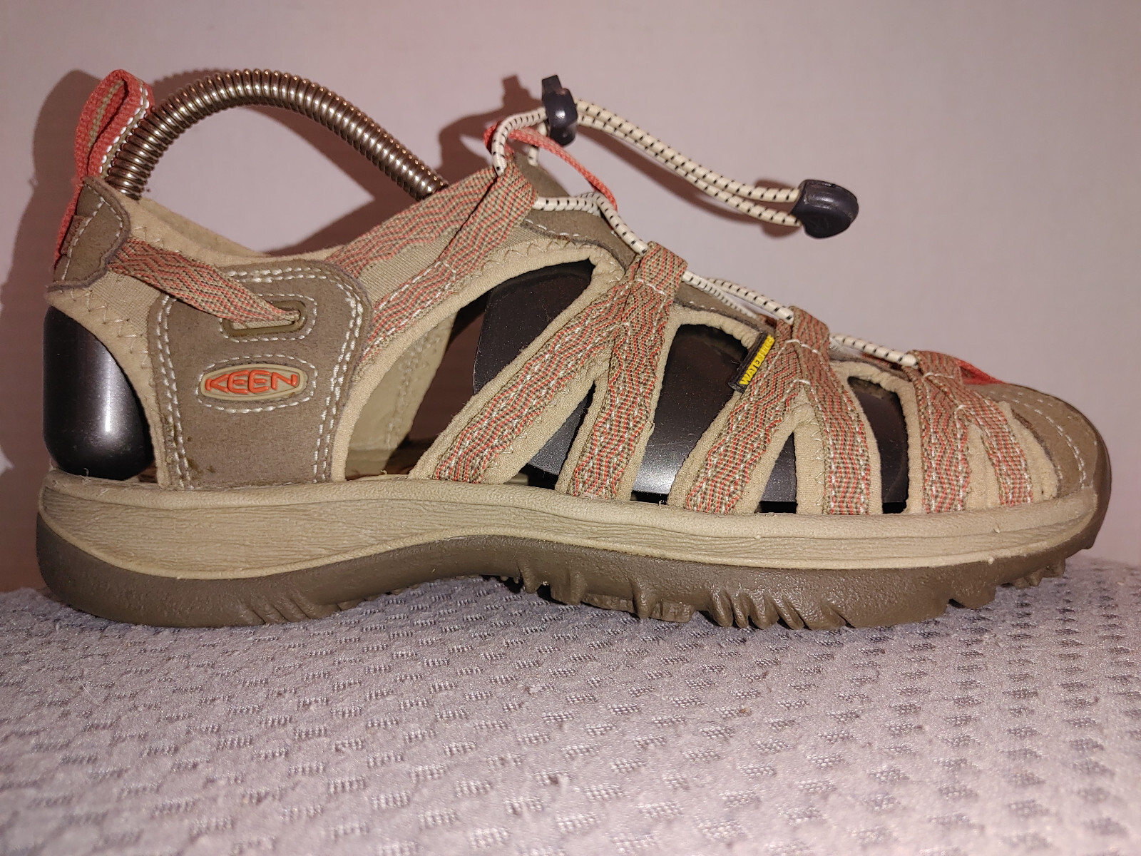Scarpe da donna Keen Whisper marroni impermeabili sandali da trekking trail #1019475 taglia 10
