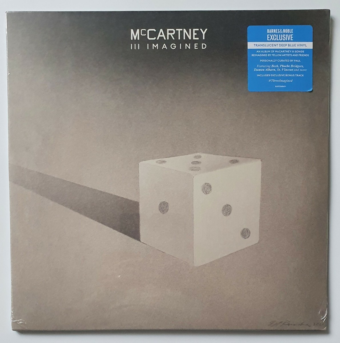 Paul McCartney III Imagined Translucent Deep Blue Double Vinyl