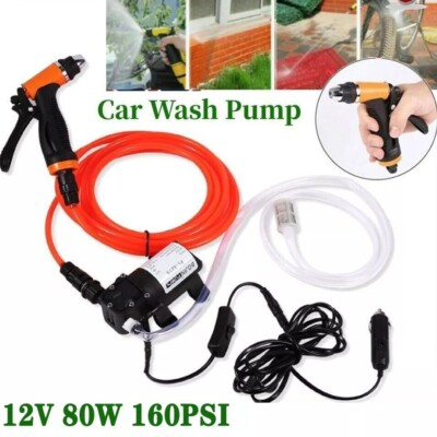 #ad #ad 12V 160PSI Washdown Wash Pump Kit Electric DIY Car Washer Cleaner Sprayer Tool $24.69