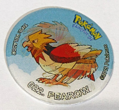 TAZO POKEMON DKV 3D #021 SPEAROW FEAROW 2020 Kanto PERU Pogs Taps Lenticular
