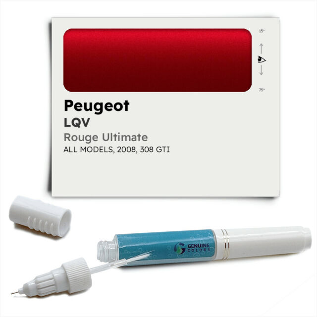 LQV ROUGE ULTIMATE penna vernice rossa per PEUGEOT F3 308 3008 2008 GTI penna graffi-