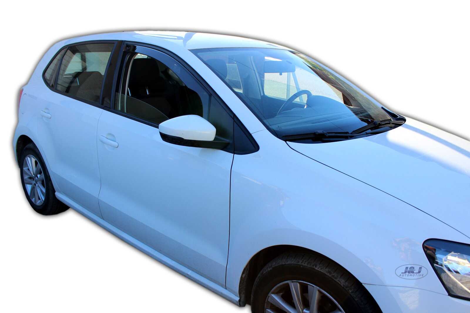 Déflecteurs d'air VW Polo pour rouler vitres ouvertes sous la pluie kit HEKO