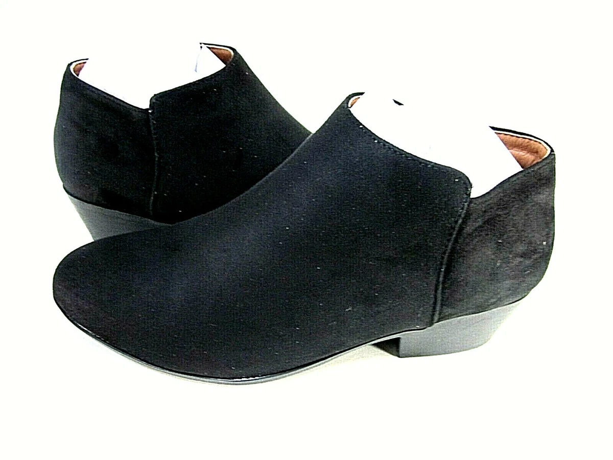 Bella Marie Womens Bradee 7 Side Zip Block Heel Ankle Boots Black US Size 9 M