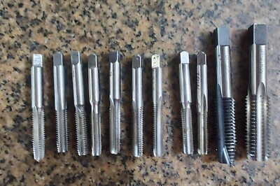  RANDOM TAPS 5/16 TO 5/8 SET OF 11 PCS