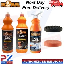 ROAR POLISHING STARTER KIT - WAX - COMPOUND - POLISH 730,610+,620, 610CF, 620PF