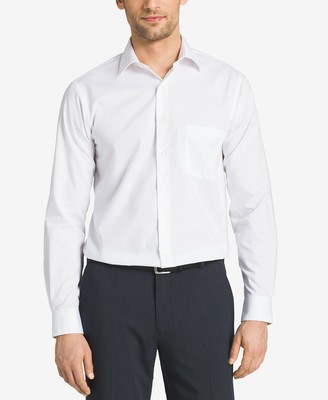 men's white poplin dress shirt