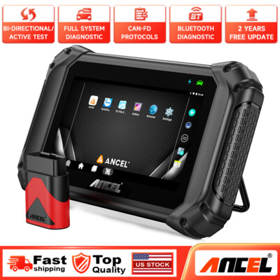 Ancel V5 BT Bi-directional All System OBD2 Scanner TPMS DPF Car Diagnostic Tool 