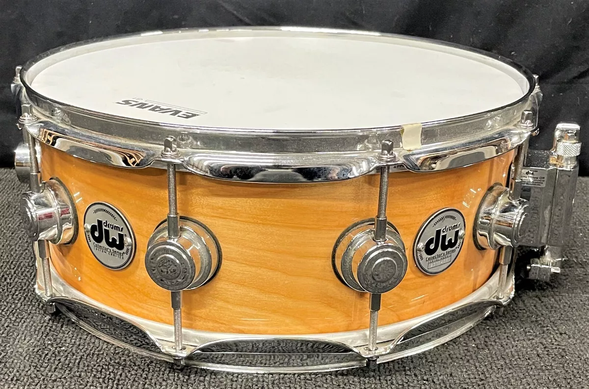 DW Collectors Series Maple 14x5.5 Snare Drum Natural Wood Finish