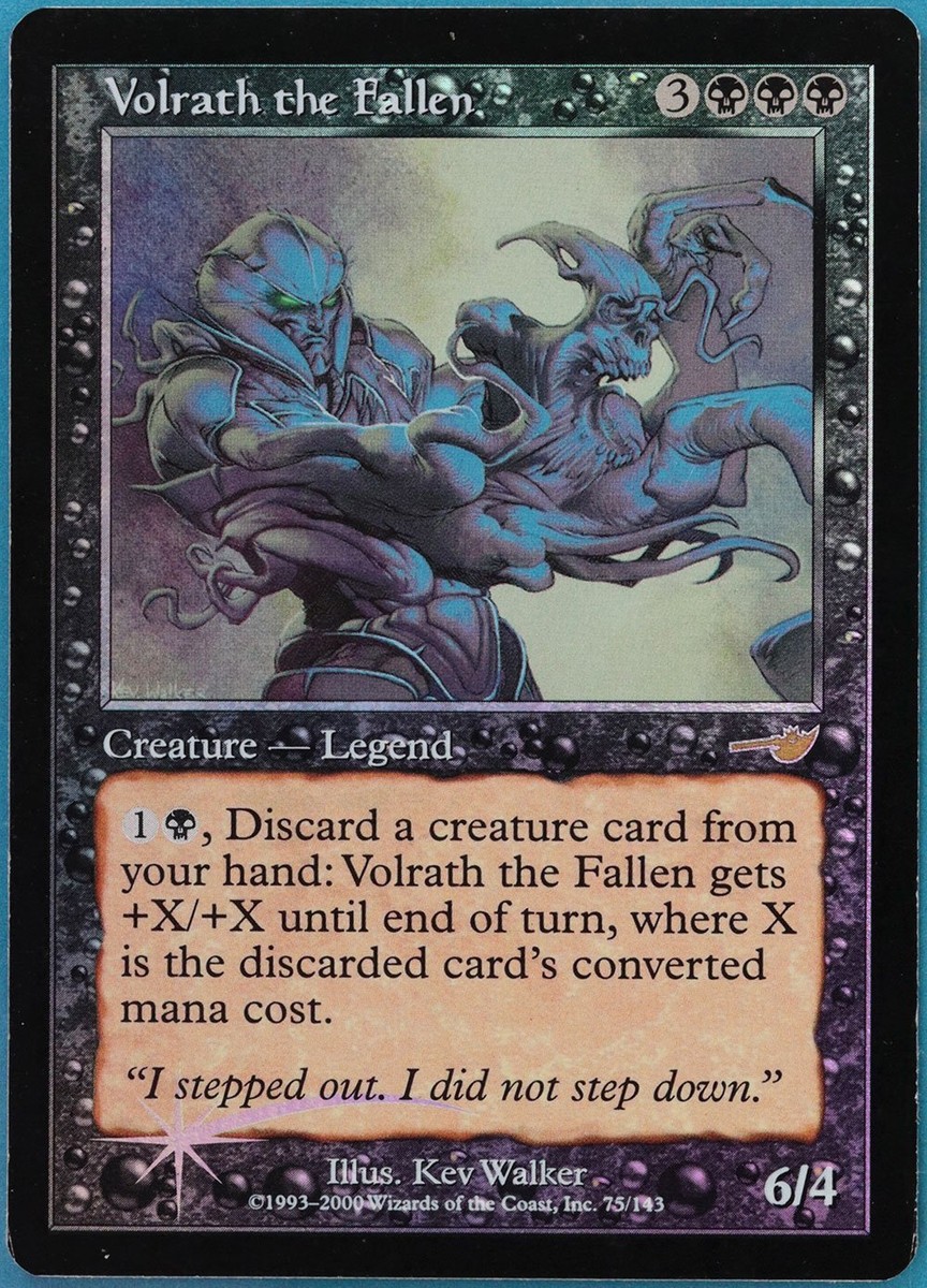 Volrath the Fallen FOIL Nemesis PLD Black Rare MAGIC CARD (ID