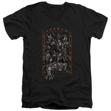 Batman Arkhams Gate Licensed Adult Unisex T-Shirt V-Neck Tee SM-2X