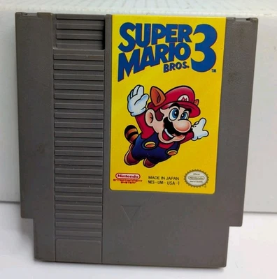 Super Mario Bros 3 - Nintendo NES - Authentic Cart Only Cleaned & Tested B2 - Image 1 of 4