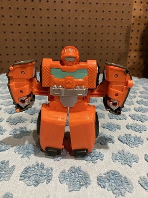 Playskool Heroes Transformers Rescue Bots Academy ''Wedge''  Orange Cement Truck