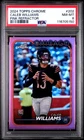 2024 TOPPS CHROME PINK REFRACTOR #202 CALEB WILLIAMS PSA 8