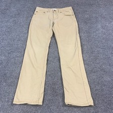 Levi's 511 Jeans Boys 16 Beige Denim Slim Fit Straight Leg Stretch 28x28 School