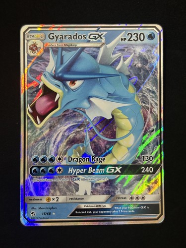 Gyarados GX 16/68 Hidden Fates Holo Pokémon TCG - DMG