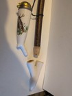 Vintage Rare Porcelain/Ceramic Pipe Hunting Scene Painted on Bowl Wooden Handle — photo 6