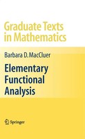 Elementary Functional Analysis Barbara Maccluer Taschenbuch X Englisch 2010
